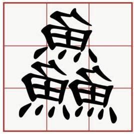 三個魚是什麼字|尛